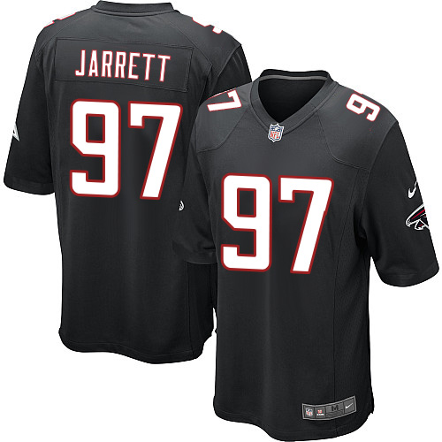 Men's Game Grady Jarrett Nike Jersey Black Alternate - #97 NFL Atlanta Falcons